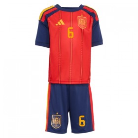 Jalkapallo Pelipaidat/Peliasut Espanja Merino 6 Lasten Kotipelipaita Mm-Kisat 2026